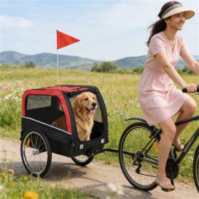 Dog bike trailer, pet bike bike holder