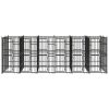 Dog Kennel Black Powder-coated steel Extra Large Durable