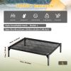 L-shaped mesh breathable pet bed, removable and washable, dog and cat beds, cool and non slip in spring and summer, lightweight and foldable