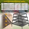 XL-shaped mesh breathable pet bed, removable and washable, dog and cat beds, cool and non slip in spring and summer, lightweight and foldable