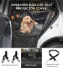 Dog Car Seat Cover for Back Seat - Back Seat Extender for Dogs, Holds 400lbs, Waterproof & Non-Slip Dog Hammock for Car